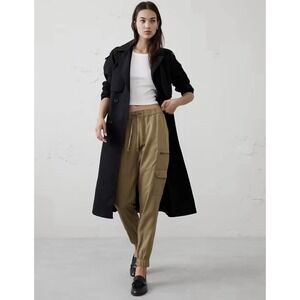 Banana Republic Soft Cargo Tencel‎ Lyocell Jogger Pants Khaki Size S